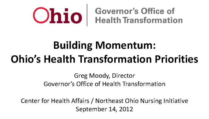 2012 NEONI Legislative Forum Features Greg Moody and Regional Healthcare Experts