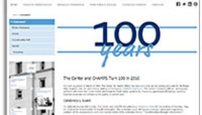 Centennial Website Unveiled by The Center and CHAMPS