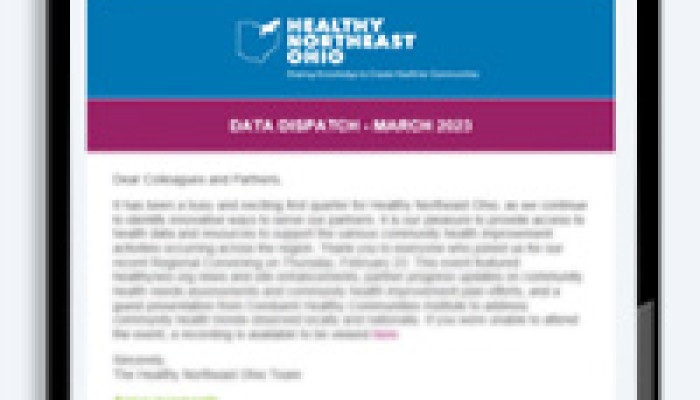 Healthy Northeast Ohio Releases Q1 Data Dispatch