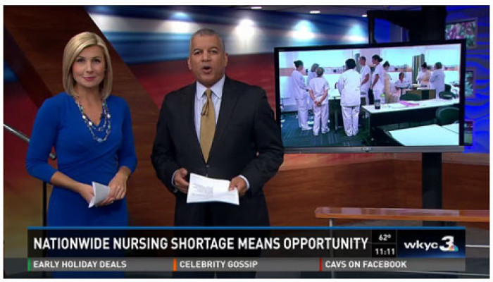 Nursing Forecaster Cited in WKYC Nursing Shortage Segment