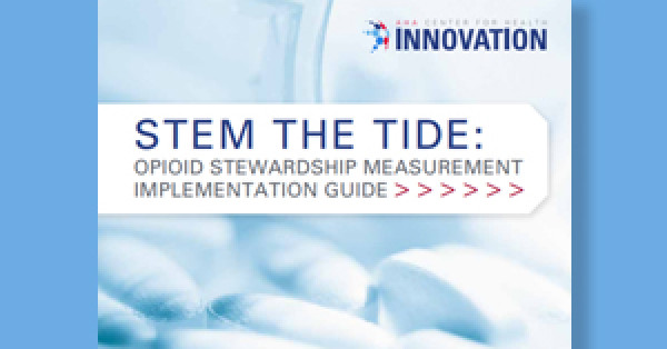 Opioid Consortium, Members Contribute to AHA Stem the Tide Publication