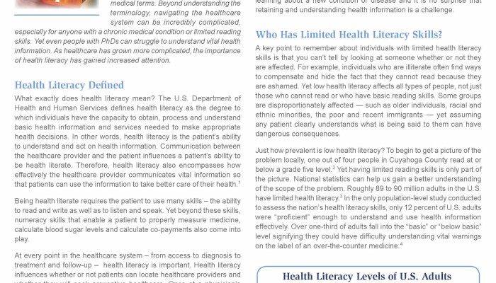 September Policy Snapshot Examines Importance of Health Literacy