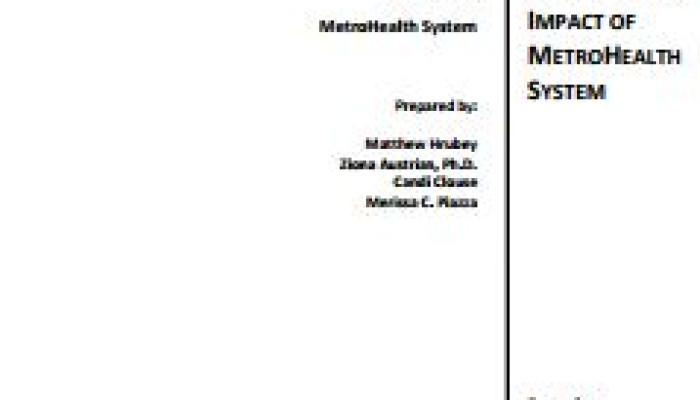 The Center Contributes to Study on Economic Impact of MetroHealth