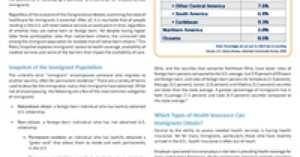 The Center’s May Policy Snapshot Focuses on Immigrants’ Access to Healthcare
